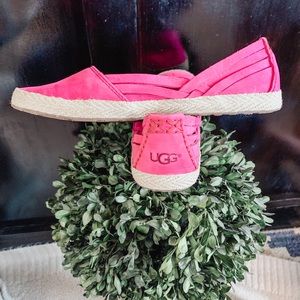 Ugg flats with a plush ankle lining